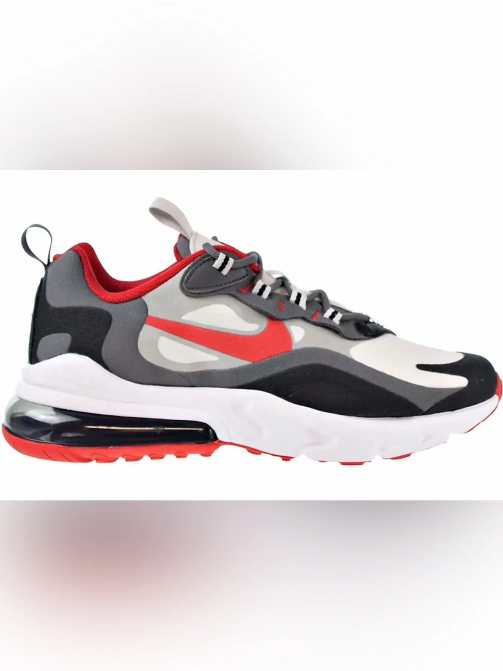 Nike Kids Air Max 270 React Sneakers - Red/Black/White basketball athletic shoes